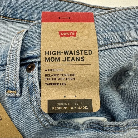 Levi’s High Waisted Mom Jeans Size 20W NWT - Picture 7 of 13